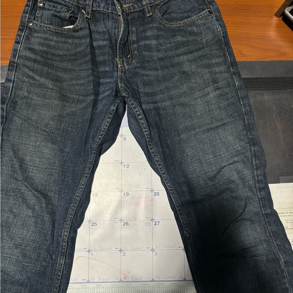Signature by Levi Strauss Relaxed Blue Denim Jeans